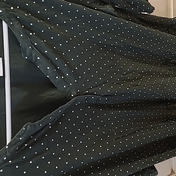 Skirted Top with partial Button Front - Picture 2 of 4